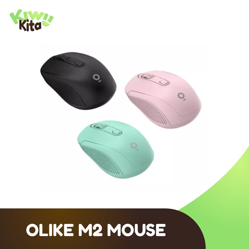 Olike Wireless Optical Mouse Comfortable Accurate 2.4G Koneksi 20M 3 DPI Mode M2