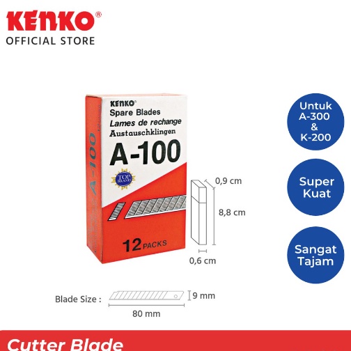 Isi Cutter KENKO Kecil A-100 (Asli)