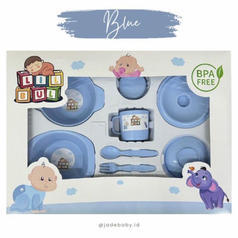 Feeding set/Alat Makan Bayi Lilbul BPAFree Large