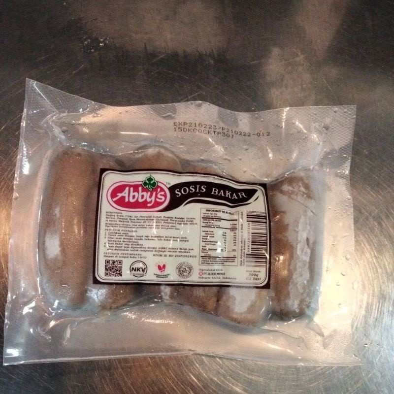 

ABBYS SOSIS BAKAR 12 BJ 500 GR