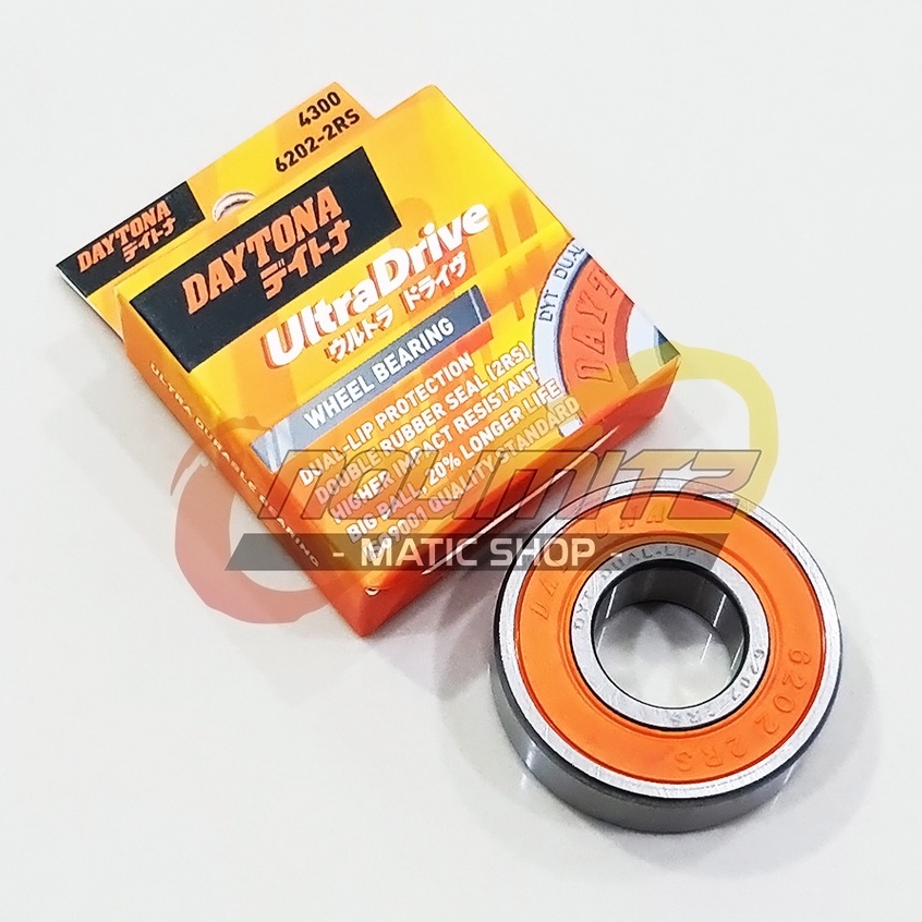 Bearing Daytona 6202 2RS Laher Velg KLX Ninja 150 R RR Scorpio Thunder