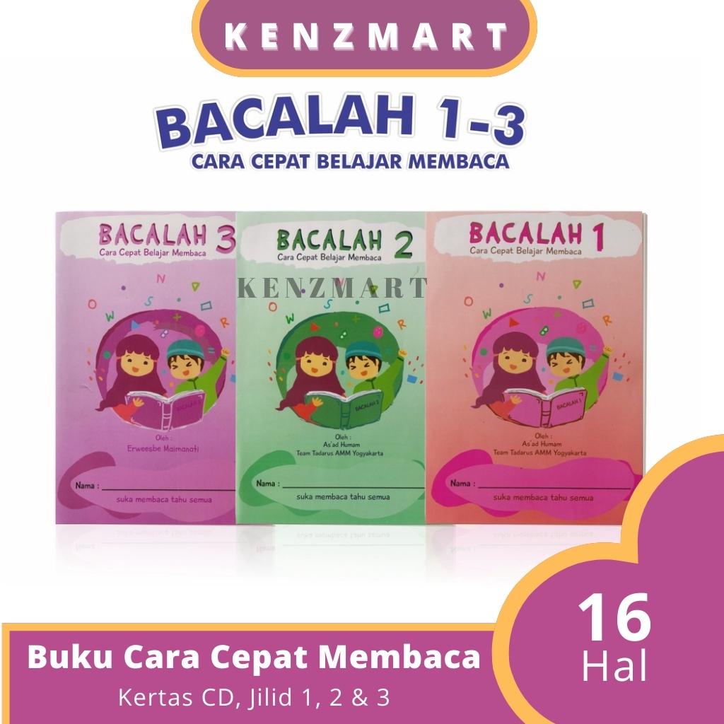 BUKU ANAK CARA CEPAT BELAJAR MEMBACA BACALAH JILID 1 2 3 BUKU TK PAUD SD