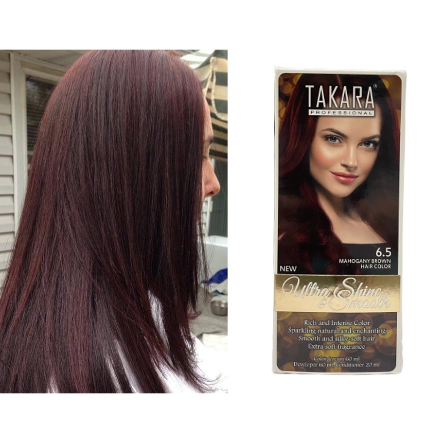 Takara Professional Ultra Shine &amp; Smooth 6.5 Mahogany Brown Hair Color