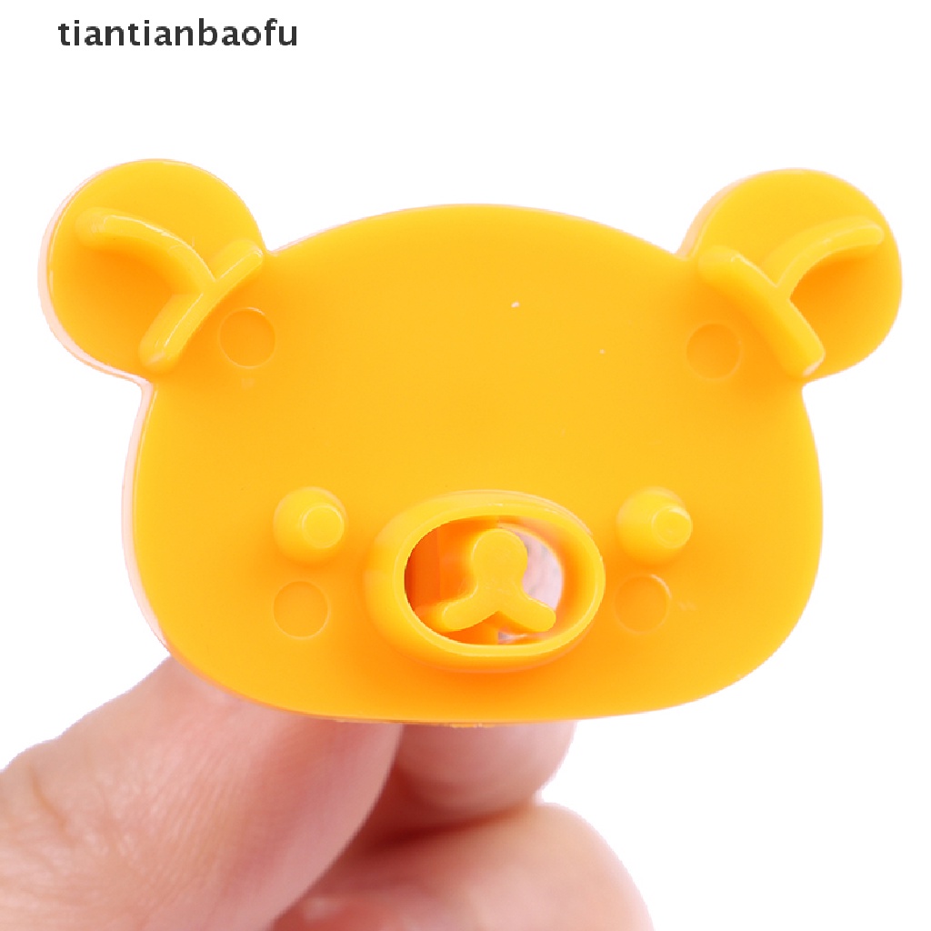 [tiantianbaofu] 3Pcs/Set Cute Bear Sandwich Mold Bread Cake Biscuit Embossing Device Tools Boutique