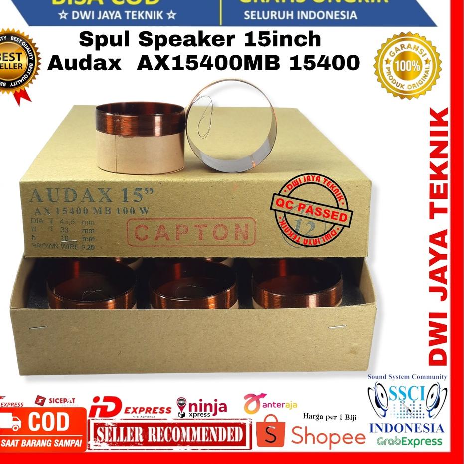 Dijual Murah NGTYQ Spul spol spool speaker 15inch 15 inch Audax AX15400MB 15400 99 Kirim Langsung