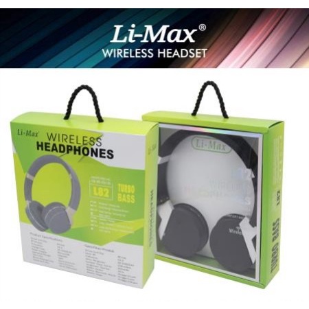 Headphone Li-Max L82 3 in 1 Connect Wired Wireless Turbo Bass Headset Bando