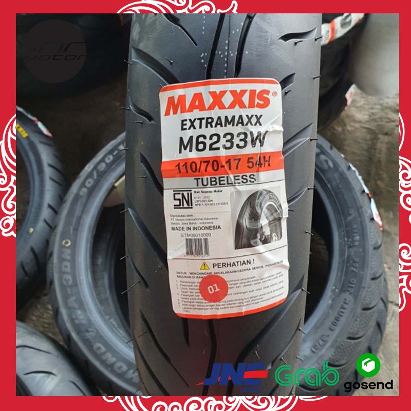 BAN MAXXIS 110/70-17 TUBELESS M6233