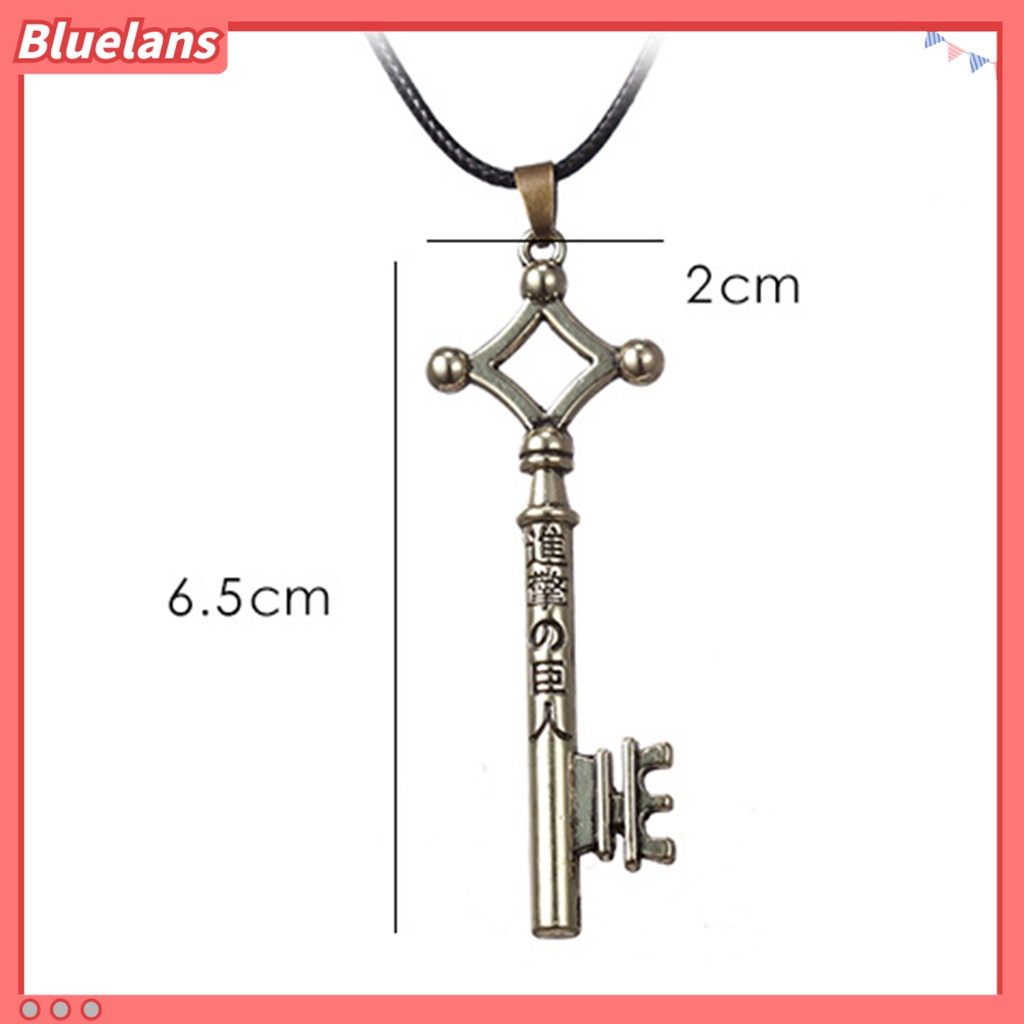 Bluelans Necklace Anime Attack on Titan Eren Design Attractive Accessories Fashion Unisex Clavicle Chain