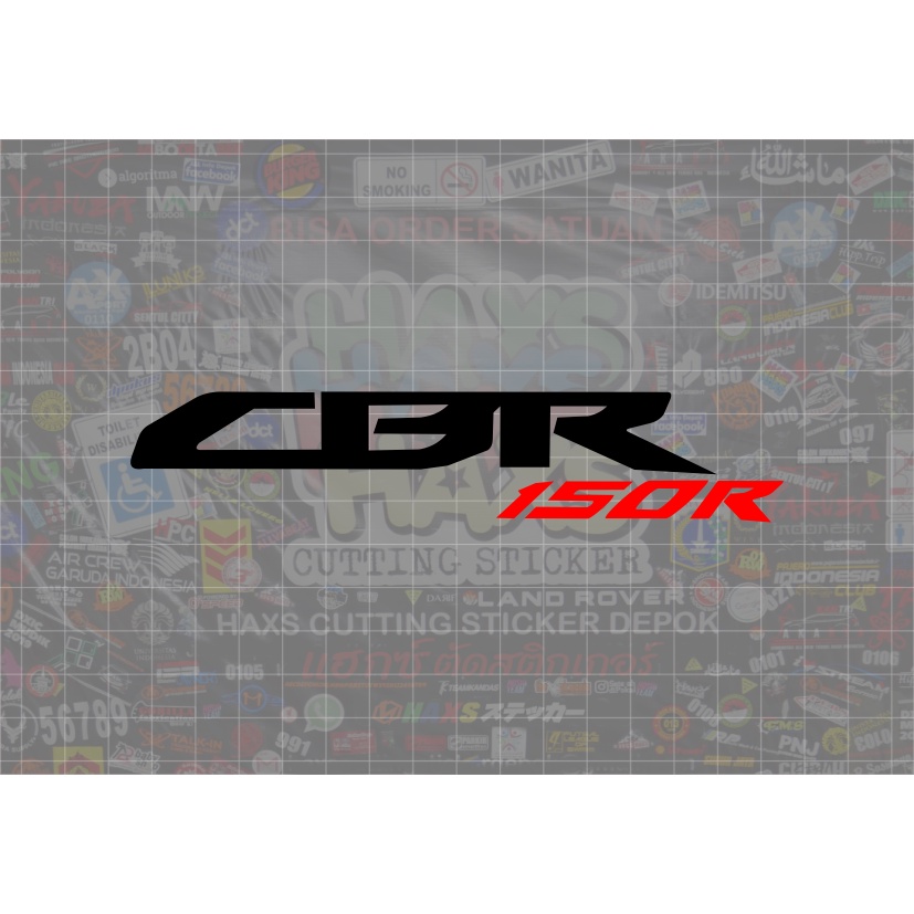 Cutting Sticker CBR 150 R Ukuran 15 cm untuk motor