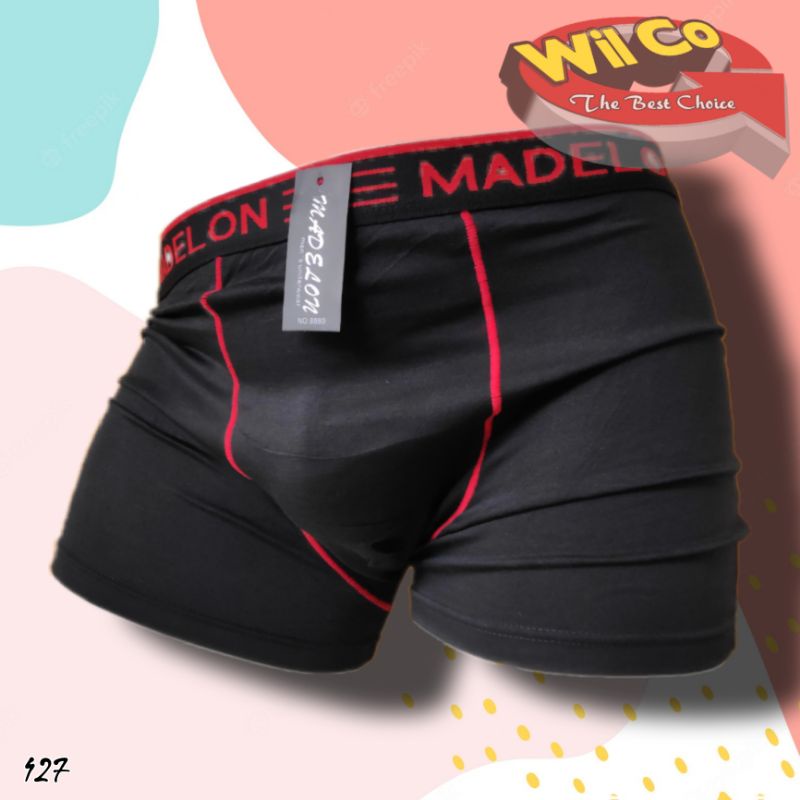 K427 - [Harga Per 1 Potong] CELANA DALAM [BOXER] PRIA MADELON SIZE M - XL