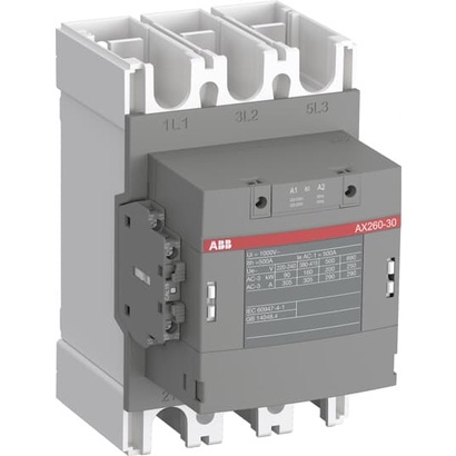 ABB CONTACTOR 3P 260A 220-230VAC 1NO 1NC AX260-30-11 220-230V 50HZ 1SFL547074R8011