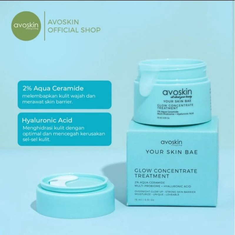 YSB Glow Concentrate Treatment 2% Aqua Ceramide + Multi Probiome + Hyaluronic Acid Mini