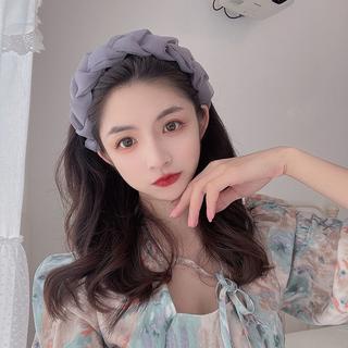 GO! BD949 BANDO NAGITA KEPANG BANDANA SCRUNCHIE ALA KOREA KOREAN HEADBAND TEBAL BESAR JALIN ORGANZA