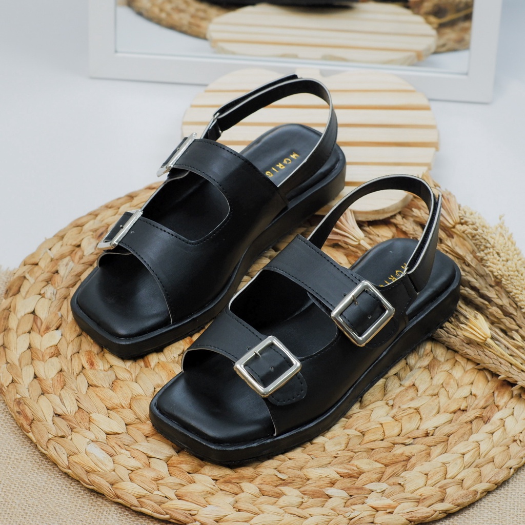 Sandal Wanita Gracia Sandal Tali wanita sendal casual Tali cewek sandal Tali Ban 2 kekinian MC-AB 36