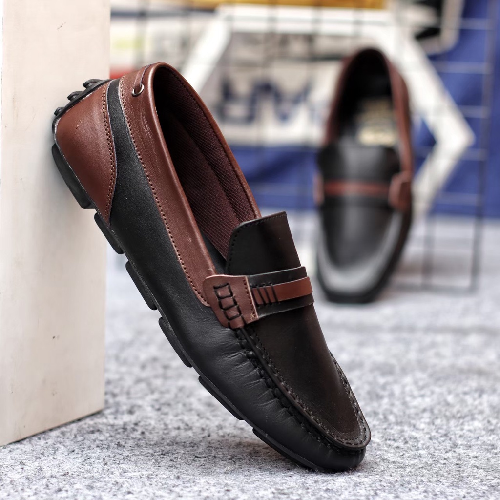 Sepatu Loafer Pria Kulit asli Cevany Voxy Tebaru Murah Nyaman Tahan lama