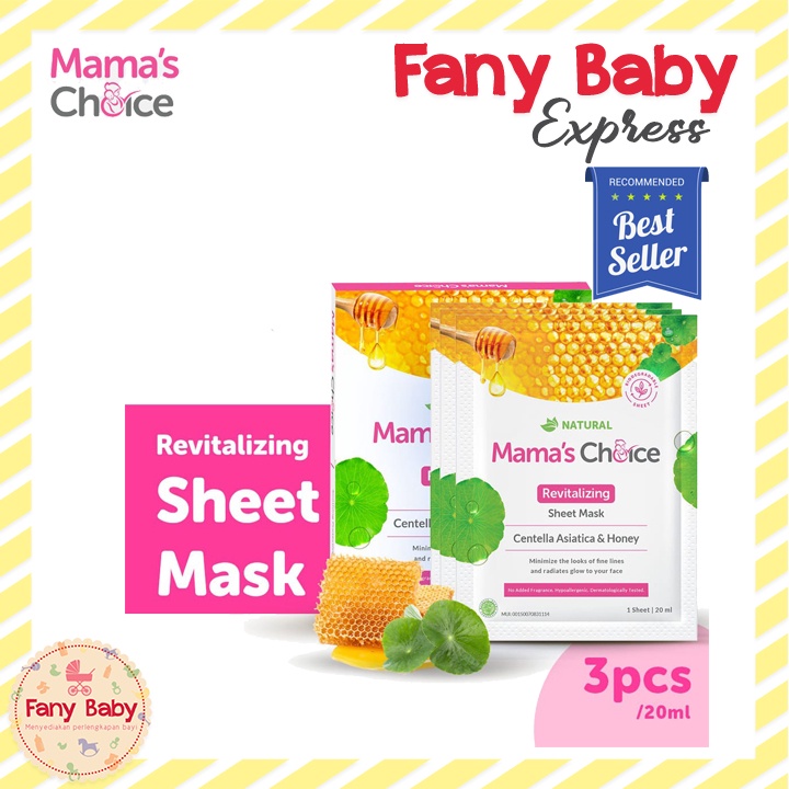 MAMAS CHOICE SHEETMASK SOOTHING 3PCS