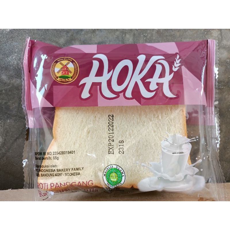 ROTI PANGGANG AOKA ROTI VIRAL ROTI AOKA RASA VANILA (TERLARIS)