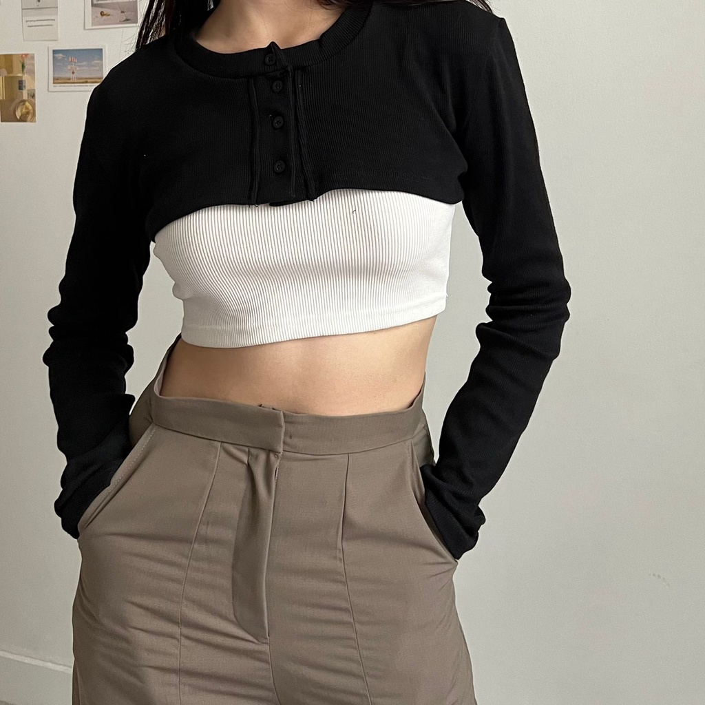 Zoe crop sweater | Aesthete yourlife