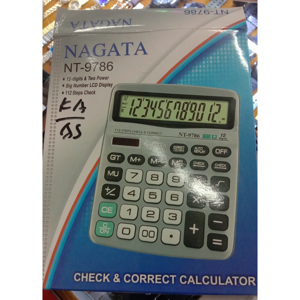 

KALKULATOR NAGATA NT 9786 12 DIGIT