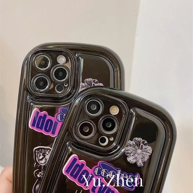 Case Desain Kucing Mawar Untuk IPhone 12 13 14 11 Pro Max X Xs Max Xr xxczv