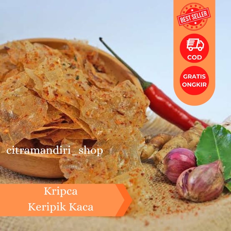 

CEMILAN KERIPIK KACA / KRIPCA / KERIPIK BELING PEDAS DAUN JERUK