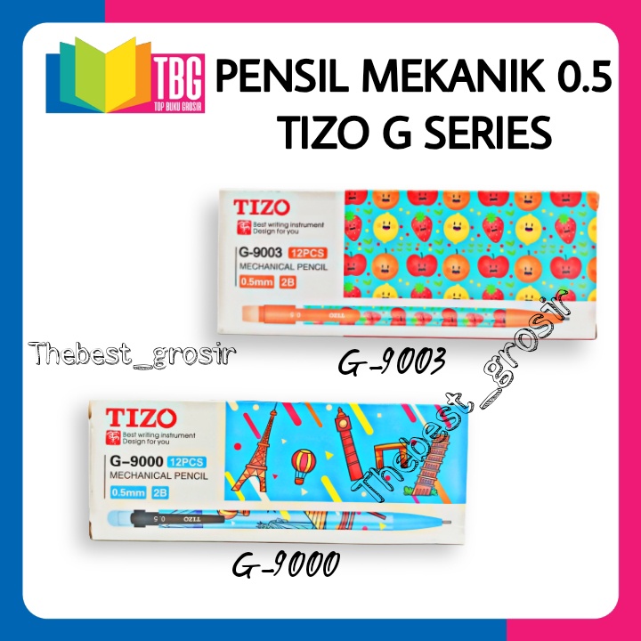 

1 PCS PENSIL MEKANIK 0.5MM TIZO / MECHANICAL PENCIL CETIKAN ISI KECIL