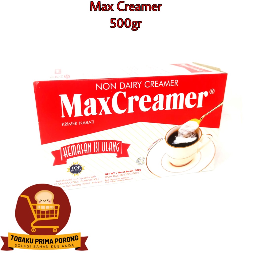 

MAX CREAMER KEMASAN 500GR KRIMER NABATI - NONDAIRY CREAMER