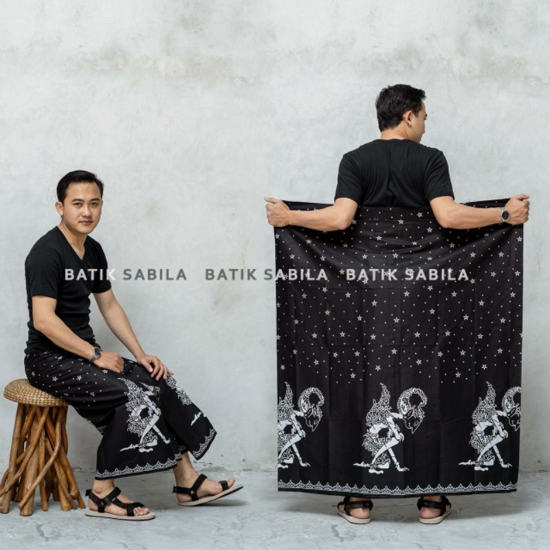 SARUNG BATIK CAP WAYANG / SARUNG WAYANG SENDIKO DAWU