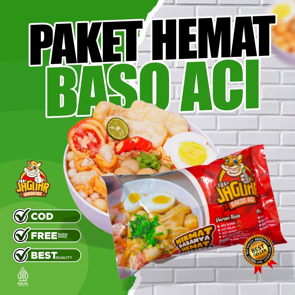 PAKET HEMAT BASO ACI TERLEZAT BASO ACI JAGUAR