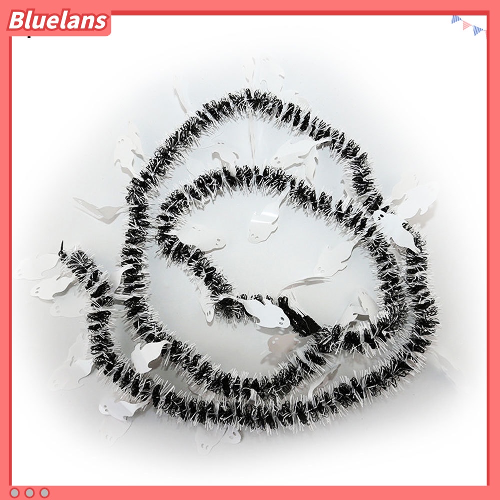 5pcs Karangan Bunga Panjang 2m Desain Hantu Penyihir Labu Untuk Dekorasi Pesta Halloween