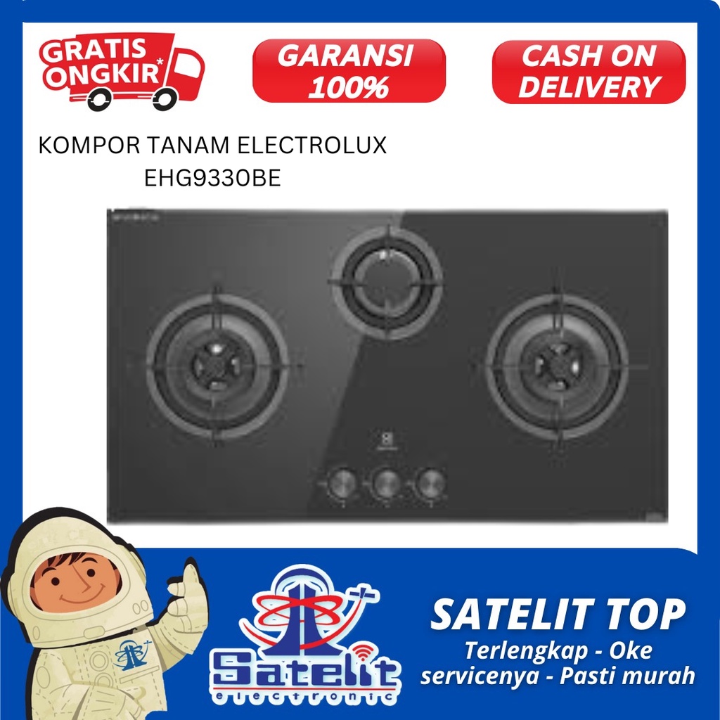 KOMPOR GAS / KOMPOR TANAM / KOMPOR LISTRIK ELECTROLUX EHG9330BE