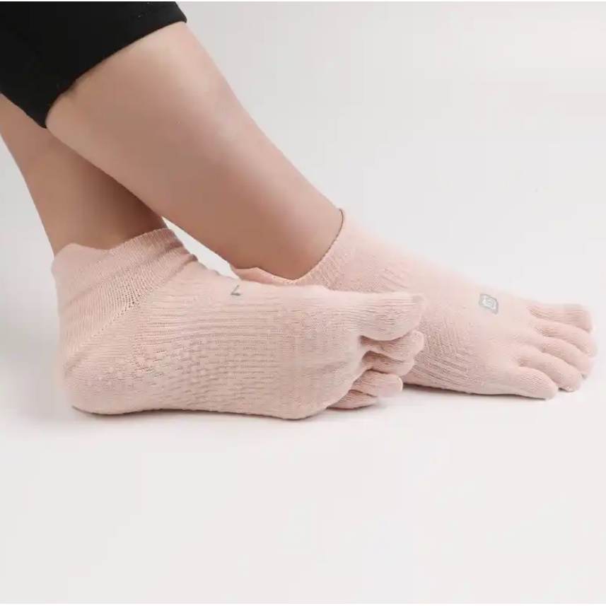 KIMJALY Kaos Kaki Berjari Untuk Olahraga Yoga Anti Slip