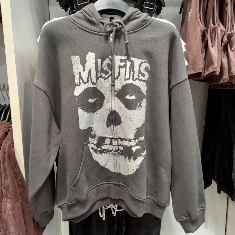 Hu0026M Oversized Printed Zip-through Hoodie | craft-ivf.com