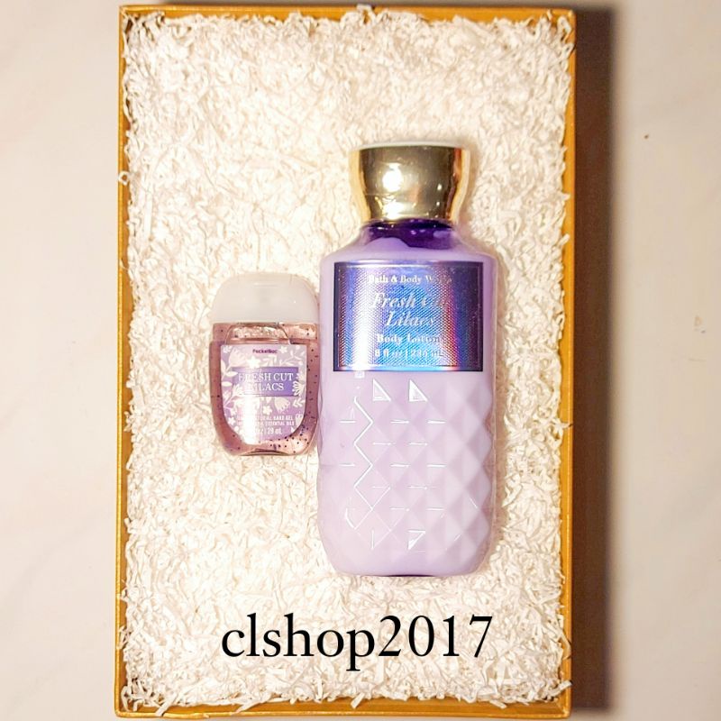 BBW FRESH CUT LILACS GIFT SET PAKET BATH &amp; BODY WORKS