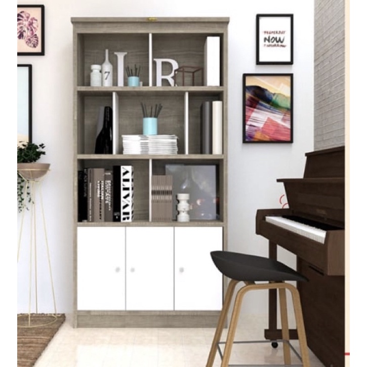 rak buku serbaguna 4 susun rak buku romaro rb 06