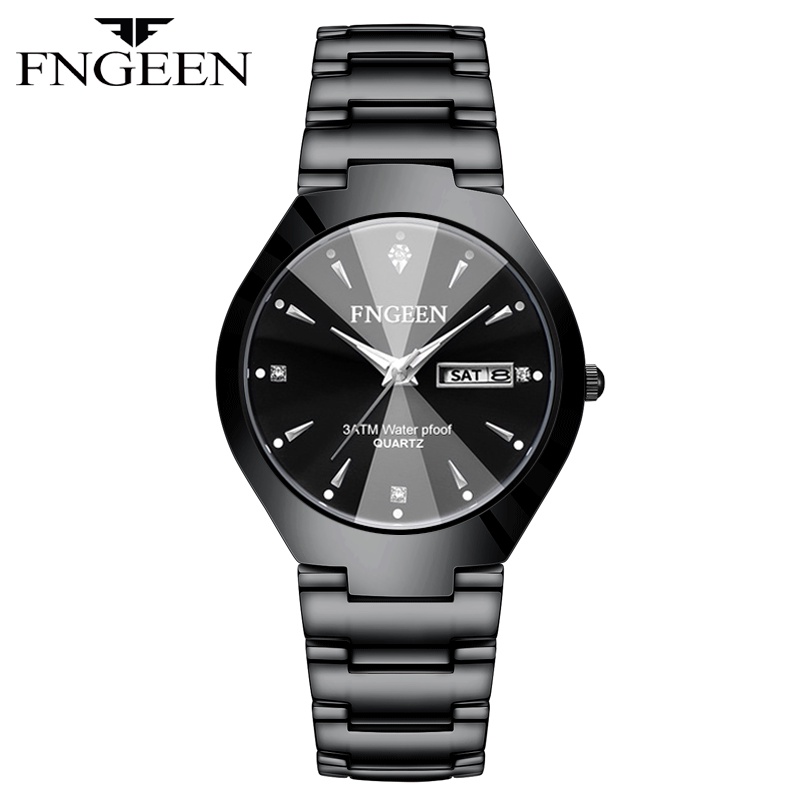 FNGEEN 5808 Jam Tangan Couple Anti Air  Fashion Santai Original Jam Tangan Pria Jam Tangan Wanita An