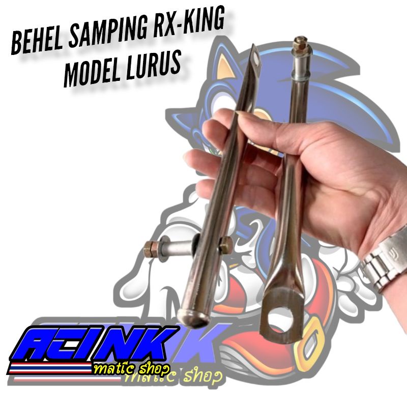 Behel Jok Samping RX KING Model Lurus Set Kanan Kiri