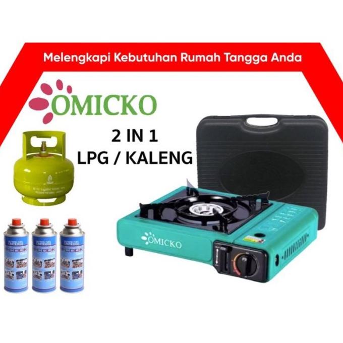 Sale KOMPOR PORTABLE +ULTRA GRILL 2 in 1 KOMPOR GAS /PERALATAN MASAK SET/PANCI PRESTO/PANCI SET/WAJA