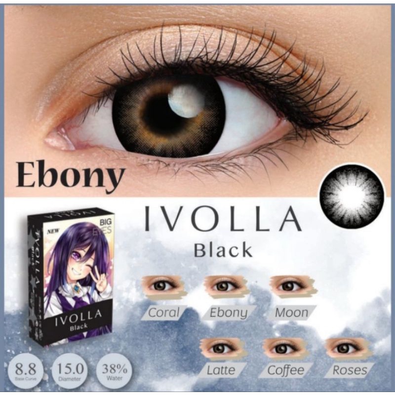 Ivolla By Eos Softlens Warna dan black