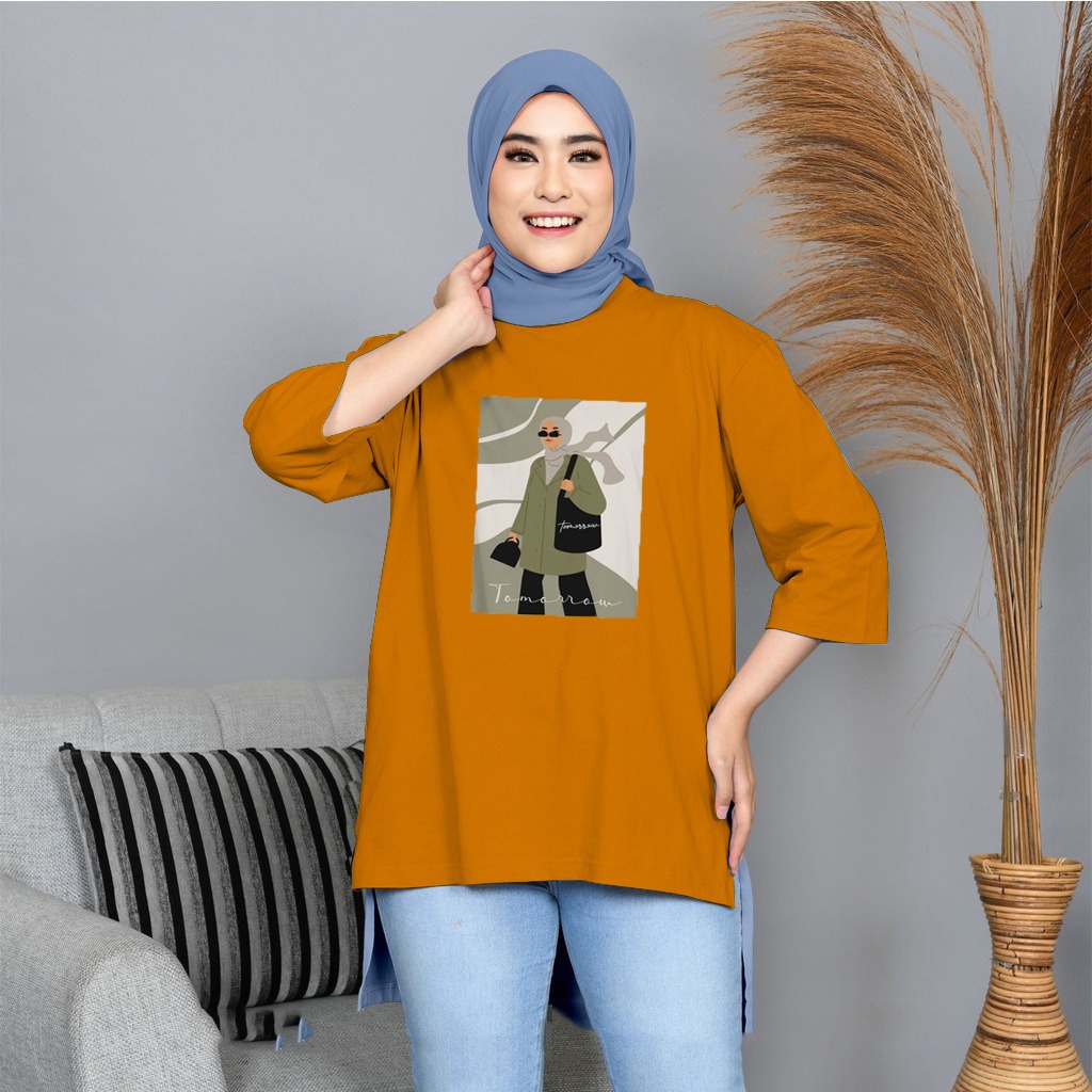 FC - TUNIK BASIC OVERSIZE WANITA HIJAB'S VARIASI 090 DTF