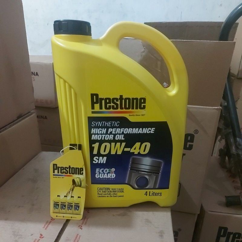 OLI PRESTONE 10W-40 SYNTHETIC 4LITER. ORIGINAL