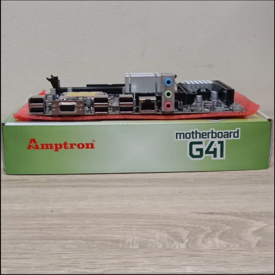 Mainboard Amptron G41 / Amptron G 41 DDR3 LGA 775 Garansi Resmi 2 Thn