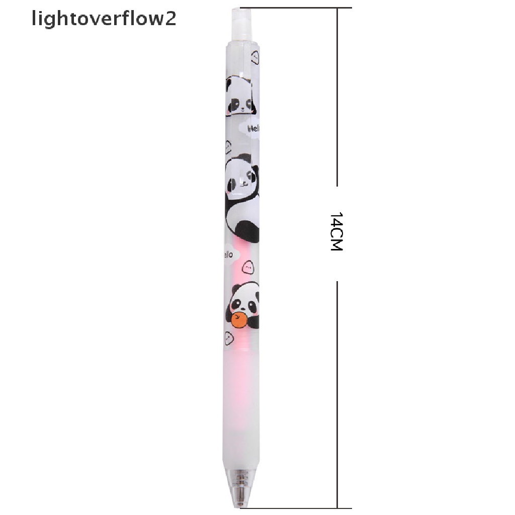 (lightoverflow2) 1pc Pen Lem Bentuk Panda Lucu Quick Dry Untuk Pelajar