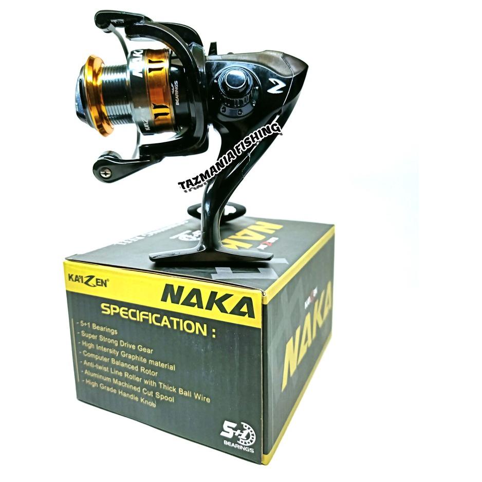 Reel Spinning Kaizen NAKA | Power Handle Reel Kerekan Kaizen NAKA 1000 2000 {PAL.18Oc22ᴼ}
