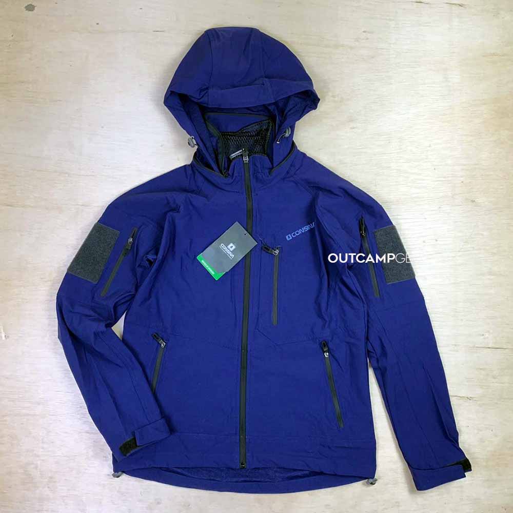JAKET OUTDOOR SHOFTSHELL CONSINA GREY WOLVES VERNAL