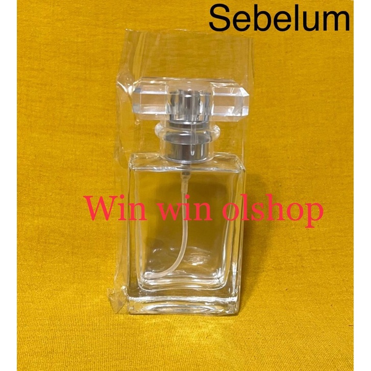 plastik segel parfum 30ml / segel plastik botol parfum 30ml