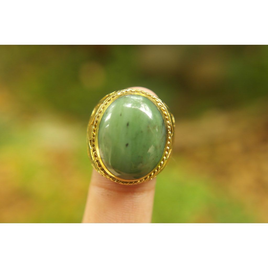 Natural Giok Aceh Ring 8 Kode 50