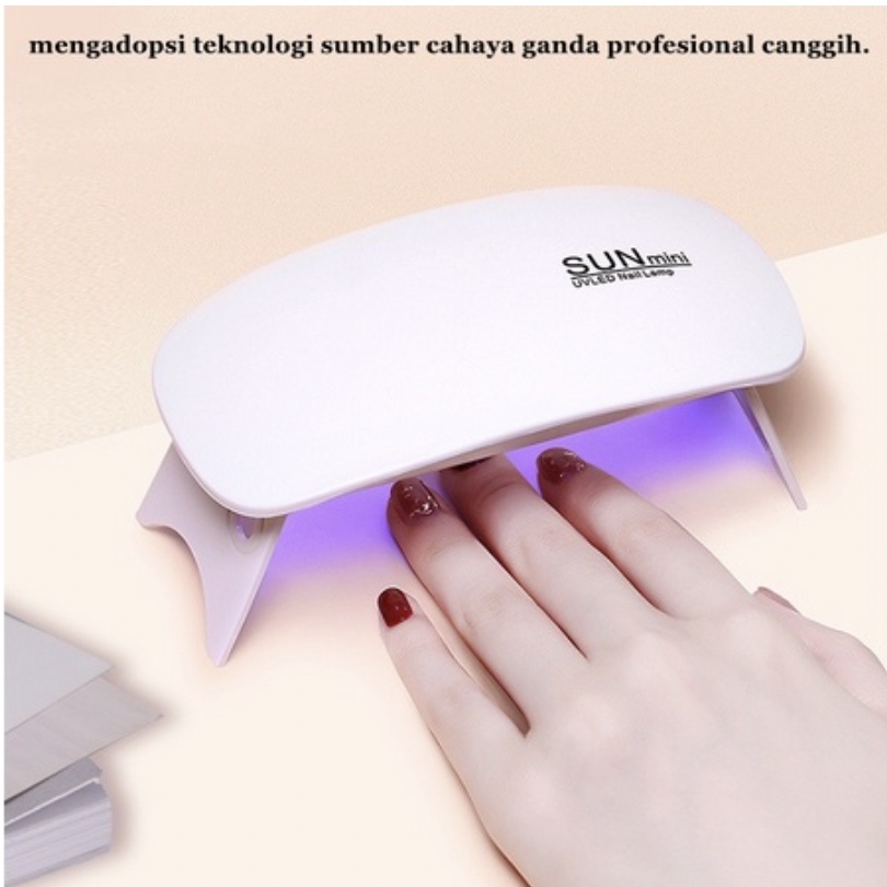 SUN Mini Pengering Cat Kuku Kutek UV LED Nail Lamp KU041