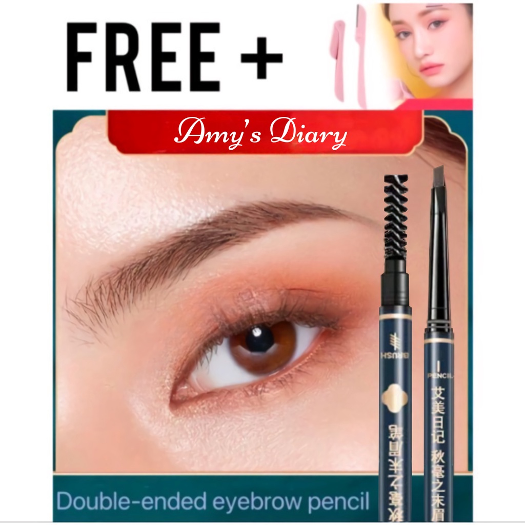 Eyebrow Pencil alis AMY'S DIARY  Waterproof Long-Lasting (ORIGINAL)