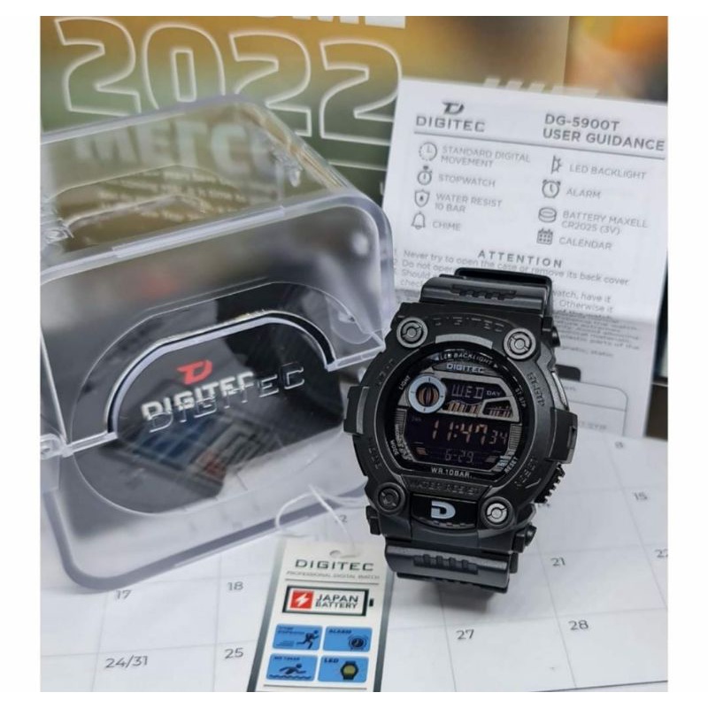 Original Digitec DIGITEC DG 5900 / DG-5900 / DG 5900 Watch Jam Tangan ORIGINAL Pria Wanita